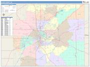 Allen <br /> Wall Map <br /> Color Cast Style 2025 Map