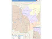 Bartholomew <br /> Wall Map <br /> Color Cast Style 2025 Map