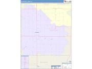 Blackford <br /> Wall Map <br /> Color Cast Style 2025 Map