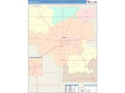 Cass <br /> Wall Map <br /> Color Cast Style 2025 Map