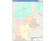 Clay <br /> Wall Map <br /> Color Cast Style 2025 Map