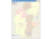 Daviess <br /> Wall Map <br /> Color Cast Style 2025 Map