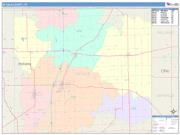 DeKalb <br /> Wall Map <br /> Color Cast Style 2025 Map