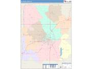 Delaware <br /> Wall Map <br /> Color Cast Style 2025 Map