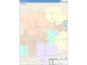 Dubois <br /> Wall Map <br /> Color Cast Style 2025 Map