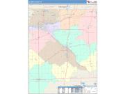 Elkhart <br /> Wall Map <br /> Color Cast Style 2025 Map