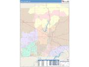 Hamilton <br /> Wall Map <br /> Color Cast Style 2025 Map