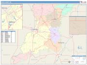 Knox <br /> Wall Map <br /> Color Cast Style 2025 Map
