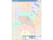 Kosciusko <br /> Wall Map <br /> Color Cast Style 2025 Map