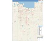 Lake <br /> Wall Map <br /> Color Cast Style 2025 Map