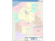 La Porte <br /> Wall Map <br /> Color Cast Style 2025 Map