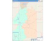 Martin <br /> Wall Map <br /> Color Cast Style 2025 Map