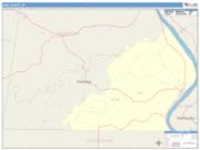 Ohio <br /> Wall Map <br /> Color Cast Style 2025 Map