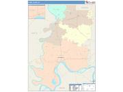 Posey <br /> Wall Map <br /> Color Cast Style 2025 Map