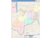 Spencer <br /> Wall Map <br /> Color Cast Style 2025 Map
