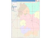 Wells <br /> Wall Map <br /> Color Cast Style 2025 Map