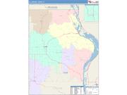Allamakee <br /> Wall Map <br /> Color Cast Style 2025 Map