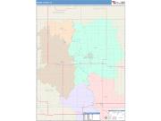 Boone <br /> Wall Map <br /> Color Cast Style 2025 Map