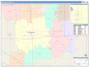 Buchanan <br /> Wall Map <br /> Color Cast Style 2025 Map