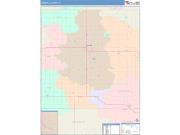 Carroll <br /> Wall Map <br /> Color Cast Style 2025 Map