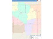 Cass <br /> Wall Map <br /> Color Cast Style 2025 Map