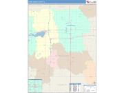 Cerro Gordo <br /> Wall Map <br /> Color Cast Style 2025 Map