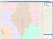Chickasaw <br /> Wall Map <br /> Color Cast Style 2025 Map