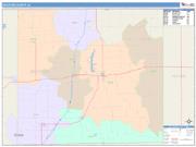 Decatur <br /> Wall Map <br /> Color Cast Style 2025 Map