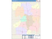 Fayette <br /> Wall Map <br /> Color Cast Style 2024 Map