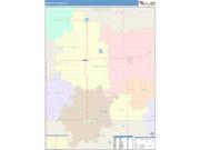 Hancock <br /> Wall Map <br /> Color Cast Style 2025 Map