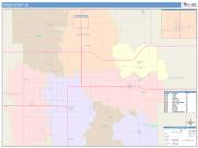 Hardin <br /> Wall Map <br /> Color Cast Style 2025 Map