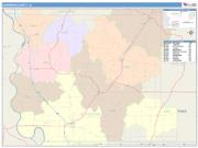 Harrison <br /> Wall Map <br /> Color Cast Style 2025 Map