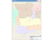 Iowa <br /> Wall Map <br /> Color Cast Style 2025 Map