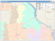 Jackson <br /> Wall Map <br /> Color Cast Style 2025 Map