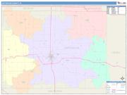 Jefferson <br /> Wall Map <br /> Color Cast Style 2025 Map