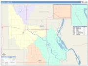 Louisa <br /> Wall Map <br /> Color Cast Style 2025 Map