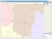 Lucas <br /> Wall Map <br /> Color Cast Style 2025 Map