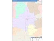 Madison <br /> Wall Map <br /> Color Cast Style 2025 Map