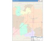 Marshall <br /> Wall Map <br /> Color Cast Style 2025 Map