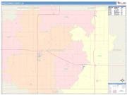 Montgomery <br /> Wall Map <br /> Color Cast Style 2025 Map