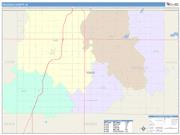 Osceola <br /> Wall Map <br /> Color Cast Style 2025 Map