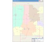 Poweshiek <br /> Wall Map <br /> Color Cast Style 2025 Map