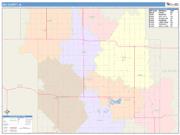 Sac <br /> Wall Map <br /> Color Cast Style 2025 Map