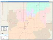 Taylor <br /> Wall Map <br /> Color Cast Style 2025 Map