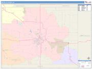 Wapello <br /> Wall Map <br /> Color Cast Style 2025 Map