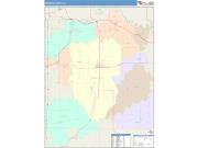 Warren <br /> Wall Map <br /> Color Cast Style 2025 Map