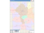 Webster <br /> Wall Map <br /> Color Cast Style 2025 Map