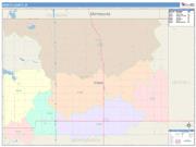 Worth <br /> Wall Map <br /> Color Cast Style 2025 Map