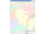 Wright <br /> Wall Map <br /> Color Cast Style 2025 Map