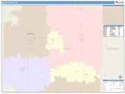 Allen <br /> Wall Map <br /> Color Cast Style 2025 Map